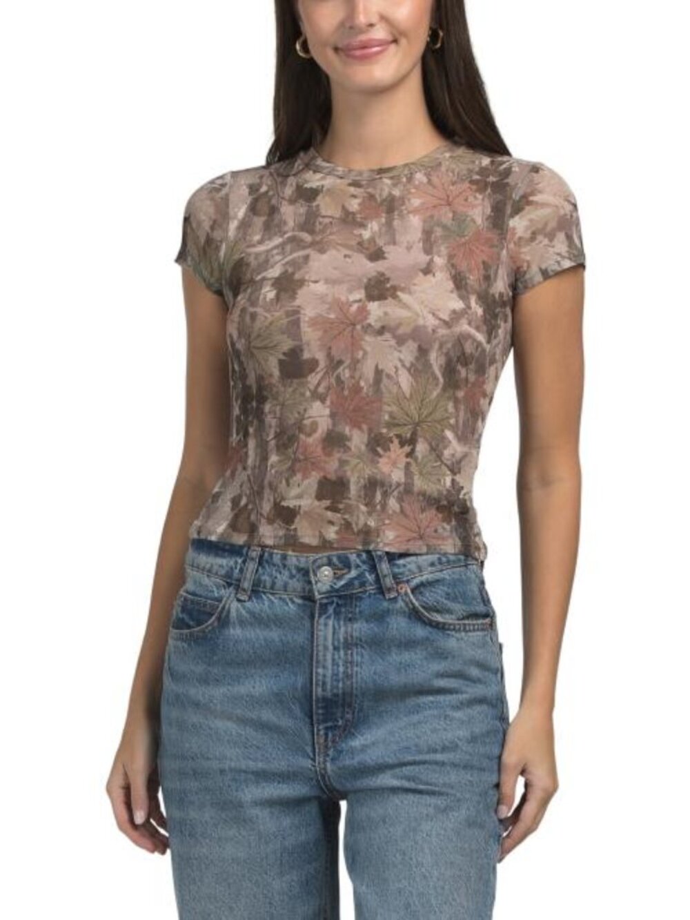 SEE YOU MONDAY Wild Camo Mesh Tee